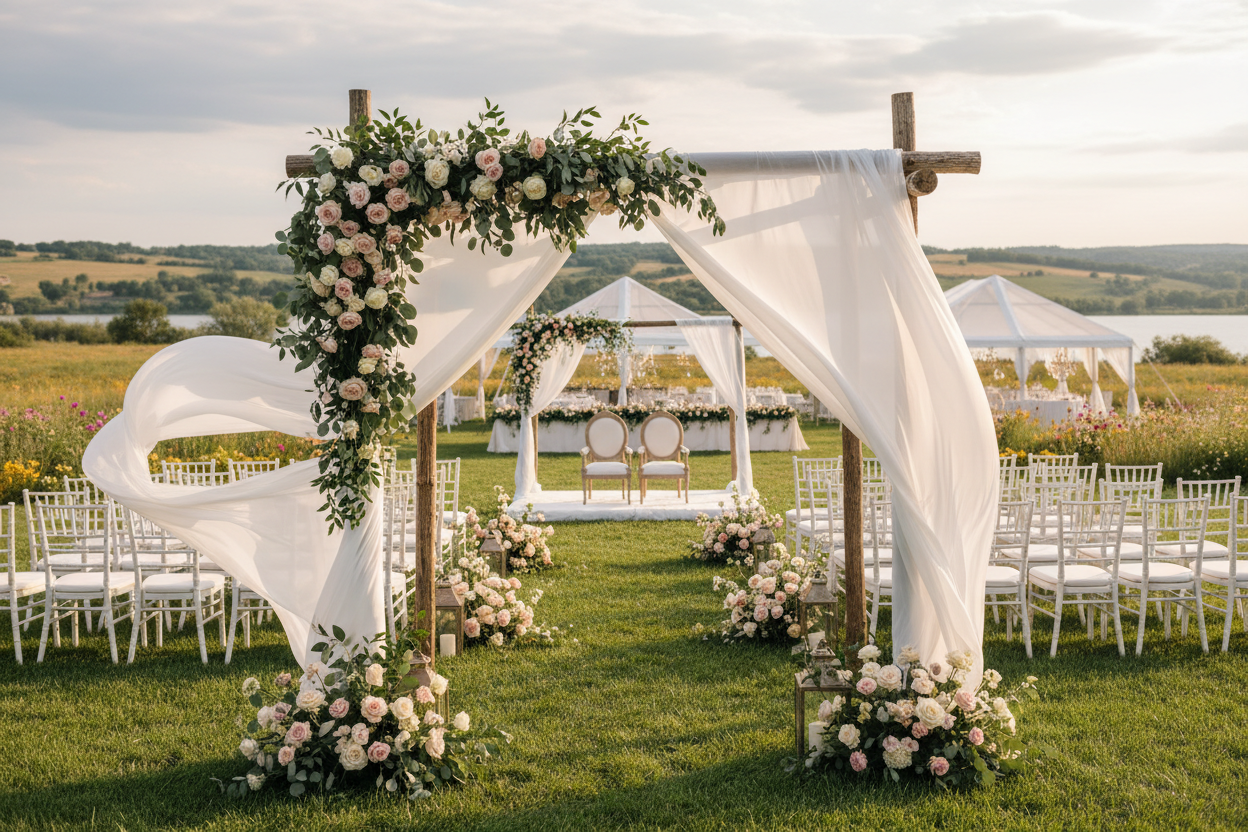 Outdoor Wedding Decorations for Elegant Celebrations